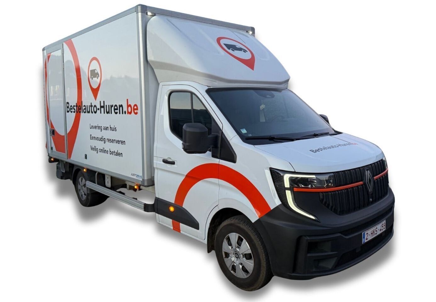 Bestelauto met laadklep 20m³