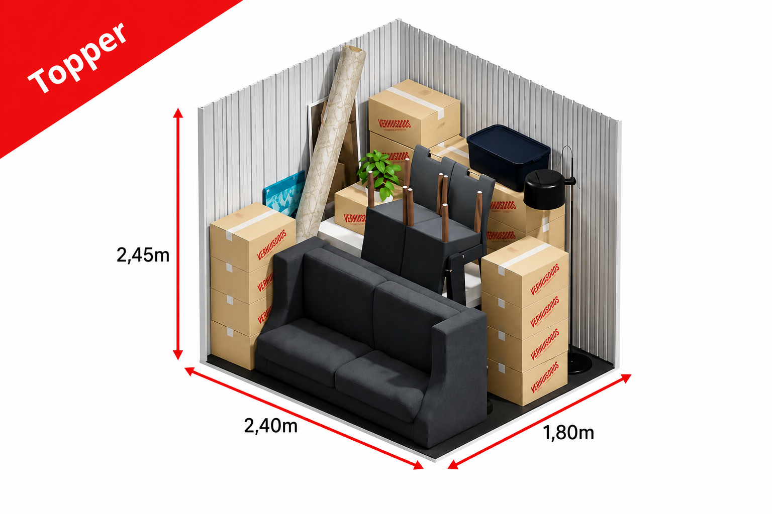 Opslagboxx 10m³