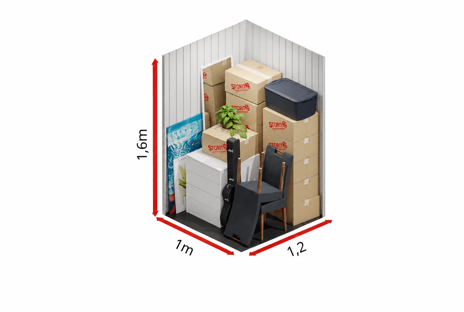 Opslagboxx 2m³